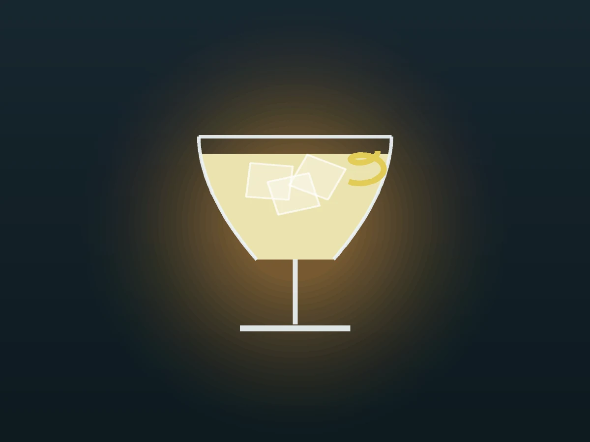 Blanco de Sóller im Glas, gezeichnet